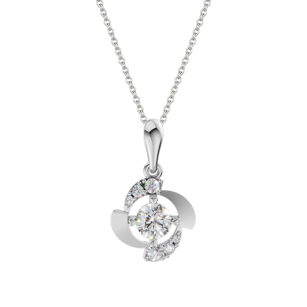 Mặt kim cương viên vàng 14K Zining GIA 2C GVPD0085018