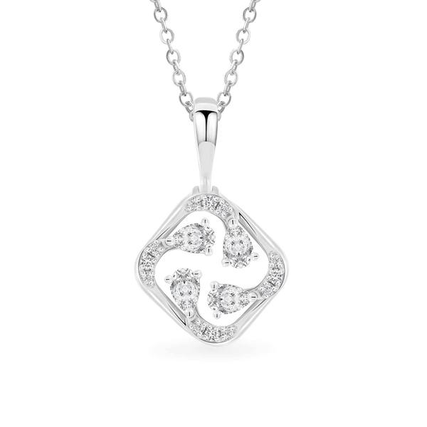 Mặt kim cương viên vàng 14K Jena A109 TD