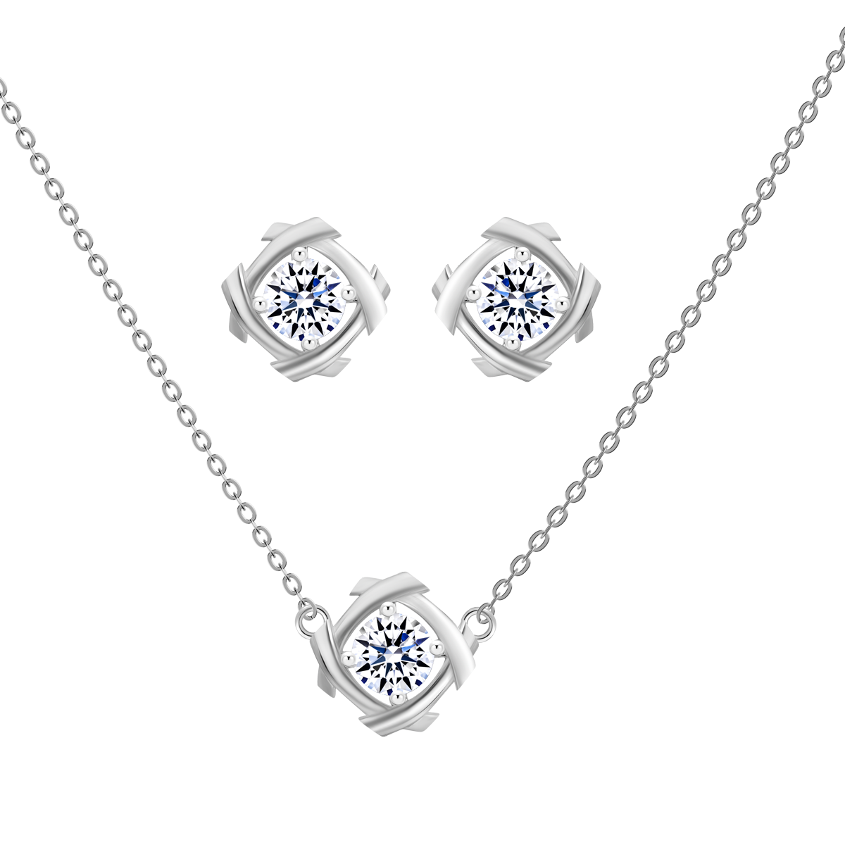 Bộ Trang Sức Fullnest GIA 3C