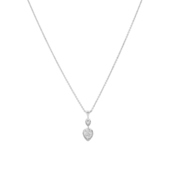 Dây liền mặt kim cương viên vàng 18K Jena A340 TD