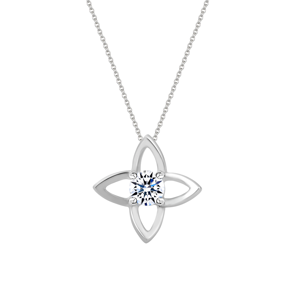 Mặt đính đá CZ vàng 14K Consent 1C