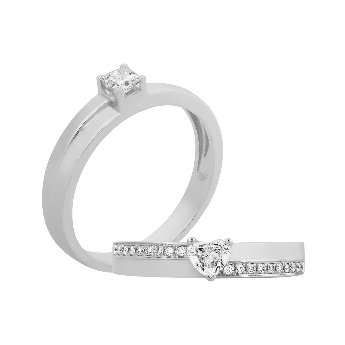 Nhẫn cưới nam kim cương viên vàng 14K Florence PR1C M