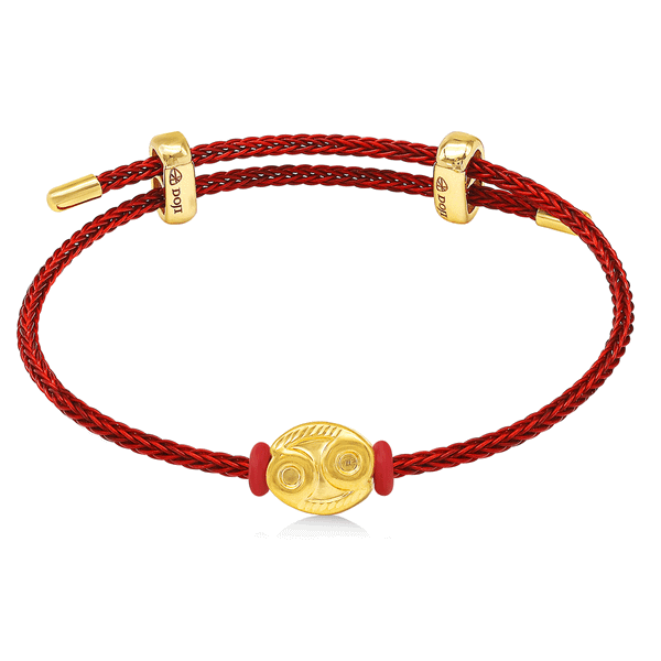 Lắc Vàng 24K Cancer CB500519 5D