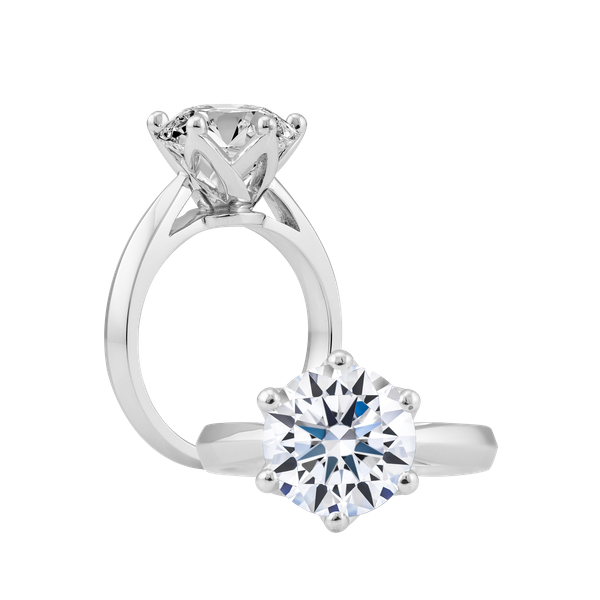 Nhẫn nữ đính đá CZ vàng 14K Torrance 3CT