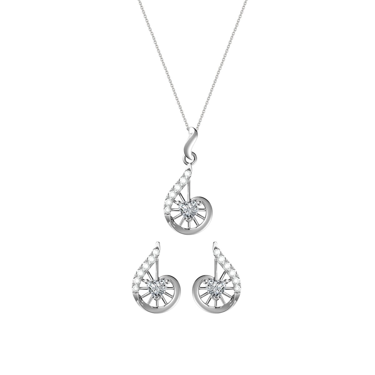 Bộ Trang Sức Heartshell HR