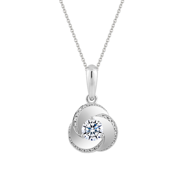 Mặt kim cương tấm vàng 14K Hatful 2C