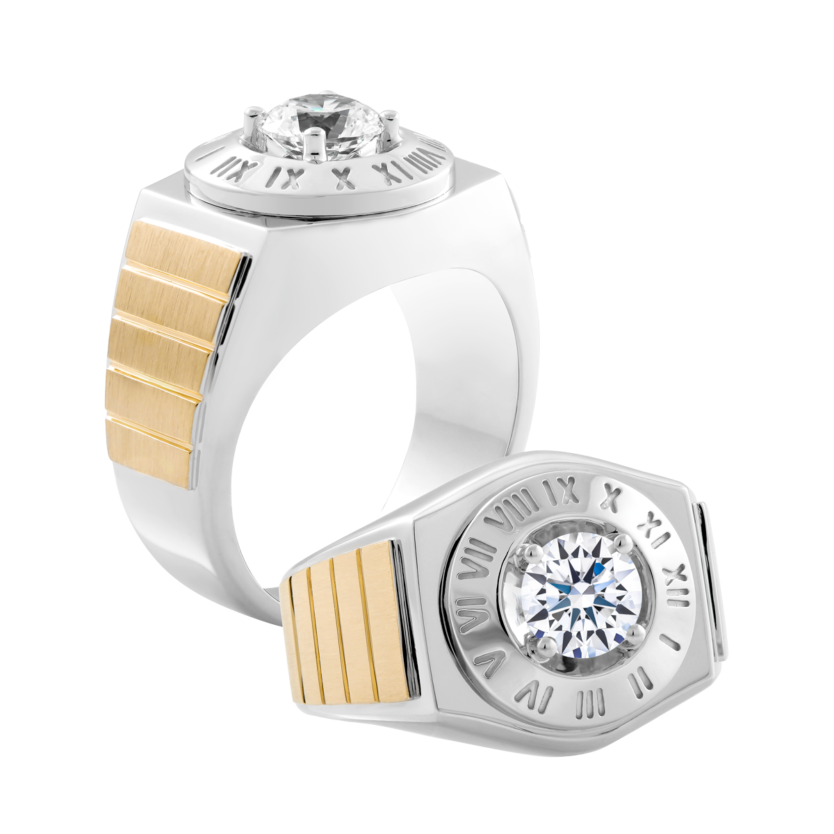 Nhẫn nam đính đá CZ vàng 14K Omegle 5C WY GVRG0213929