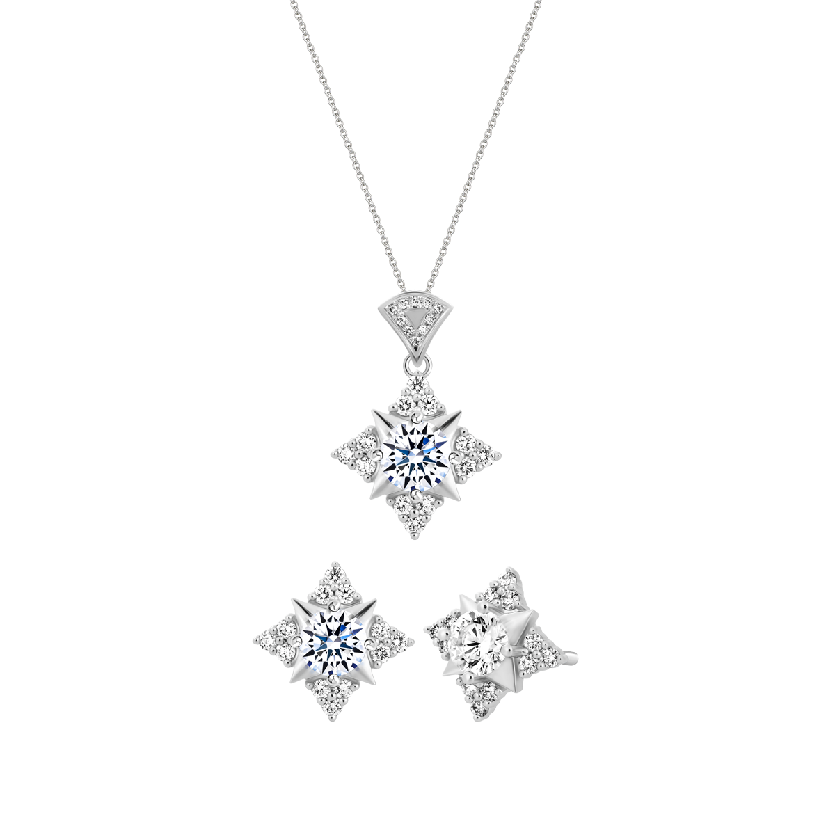 Bộ Trang Sức Floressa GIA 2C