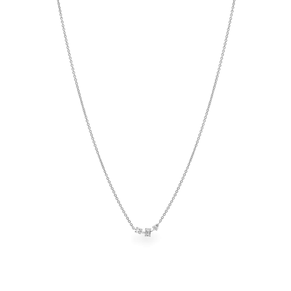 Dây liền mặt kim cương viên vàng 14K Jena A122 TD