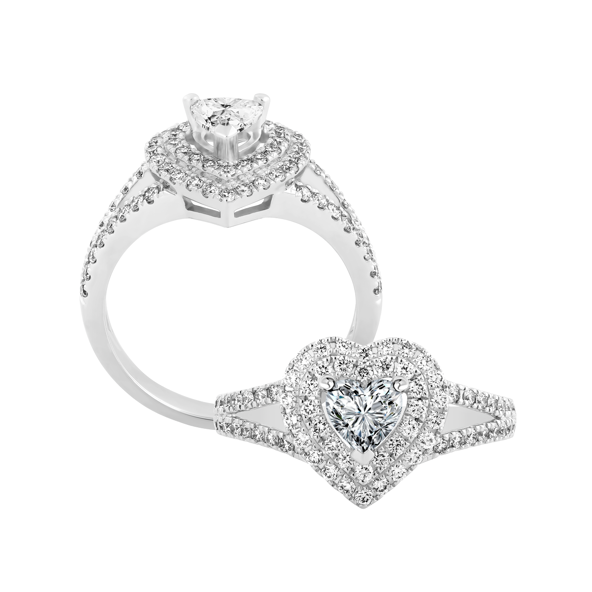 Nhẫn nữ kim cương viên vàng 14K Natable HR 3C