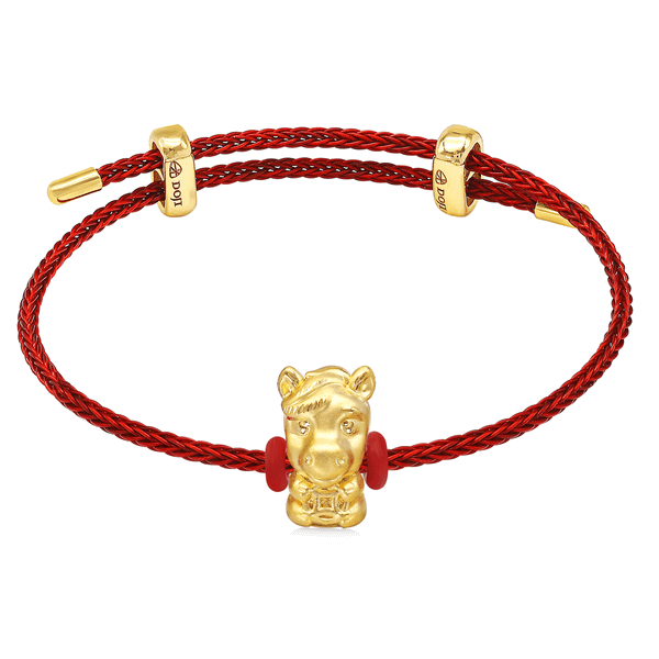 Lắc Vàng 24K Golden Horse CB500574 5D