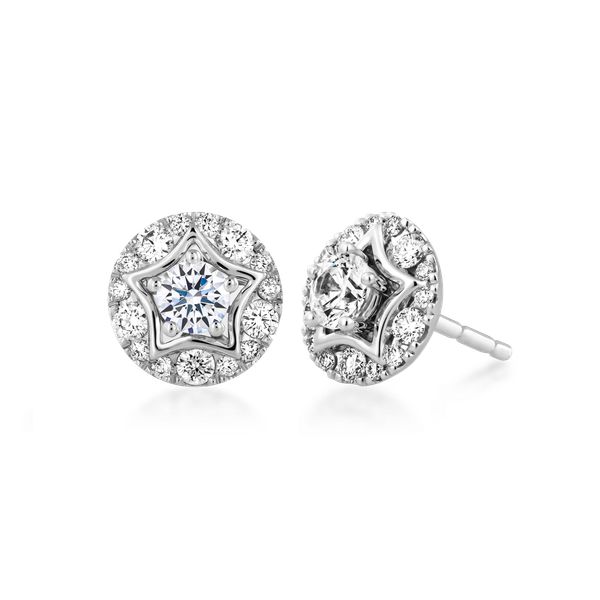 Ổ Bông kim cương tấm vàng 14K Ryshia 3C