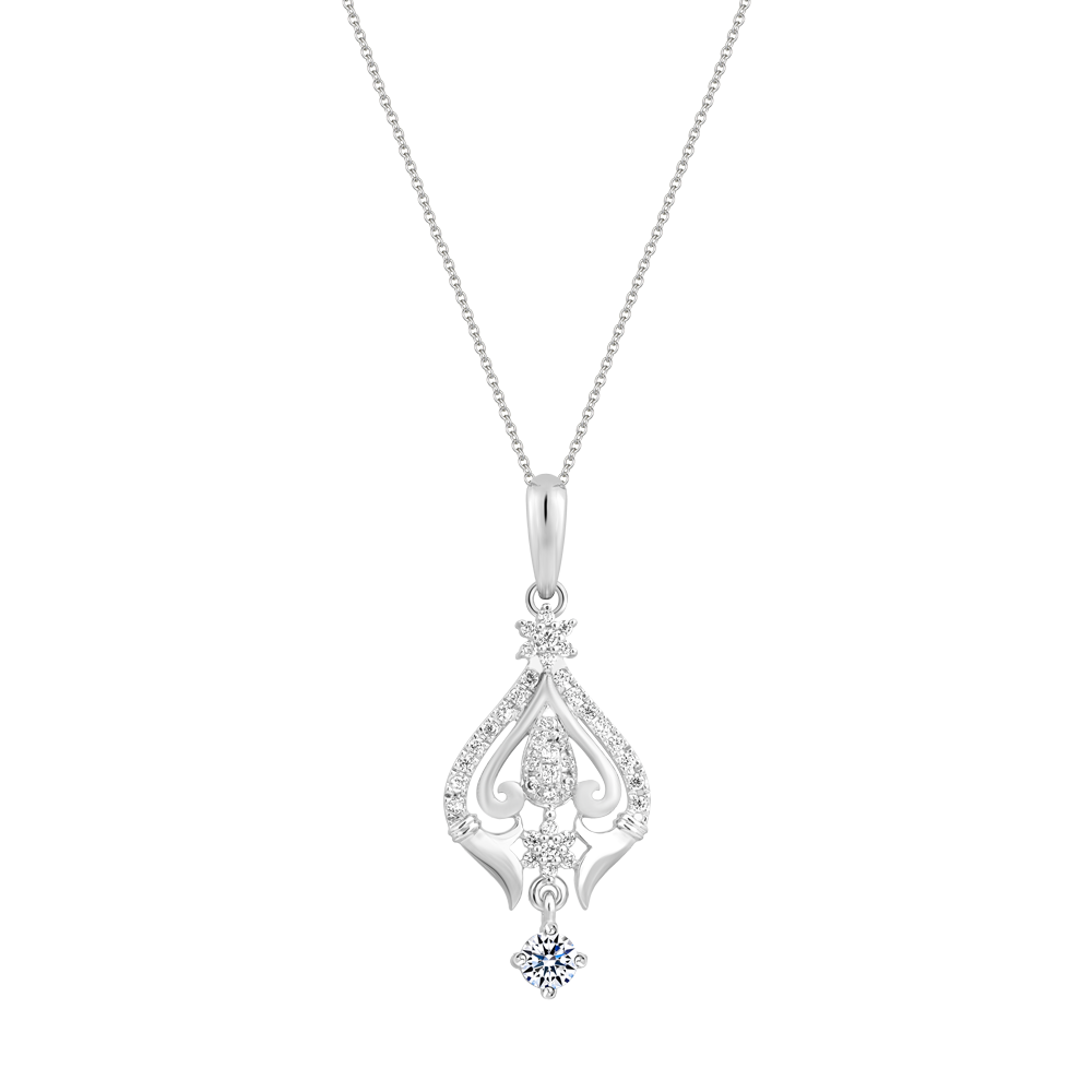 Mặt đính đá CZ vàng 18K Felicia
