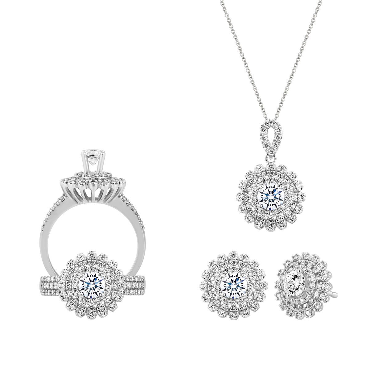 Bộ Trang Sức Glorious GIA 3C