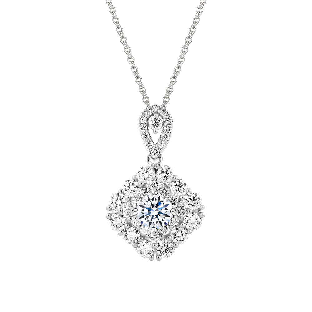 Mặt đính đá CZ vàng 14K Benicia N 5C