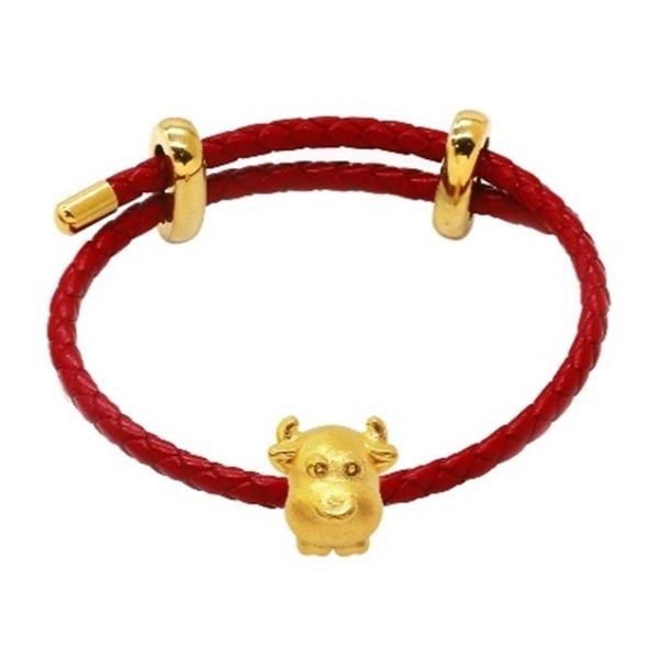 Lắc Vàng 24K Mystic Ox CB500192 5D