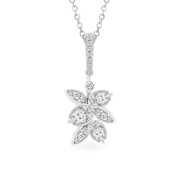 Mặt kim cương viên vàng 14K Jena A063 TD
