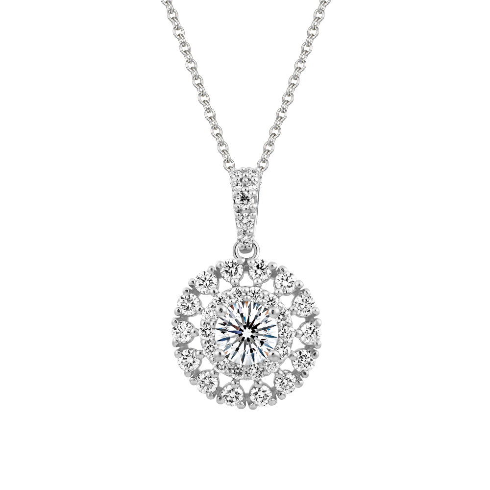 Mặt kim cương viên vàng 14K Bayard N GIA 3C