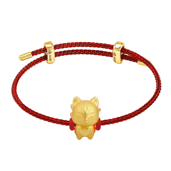 Lắc Vàng 24K Mystic Fox CB500304 5D