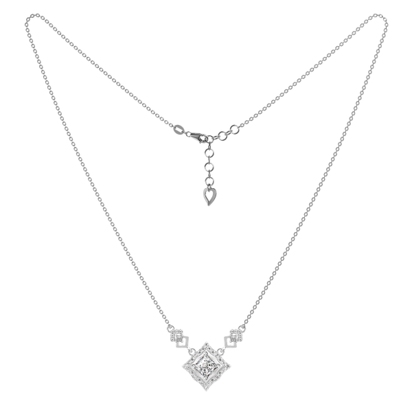 Dây liền mặt đính đá CZ vàng 18K Vivance PR 2C