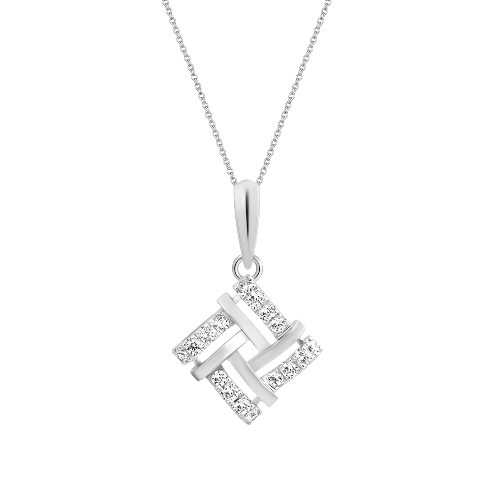 Mặt đính đá CZ vàng 18K Revelry