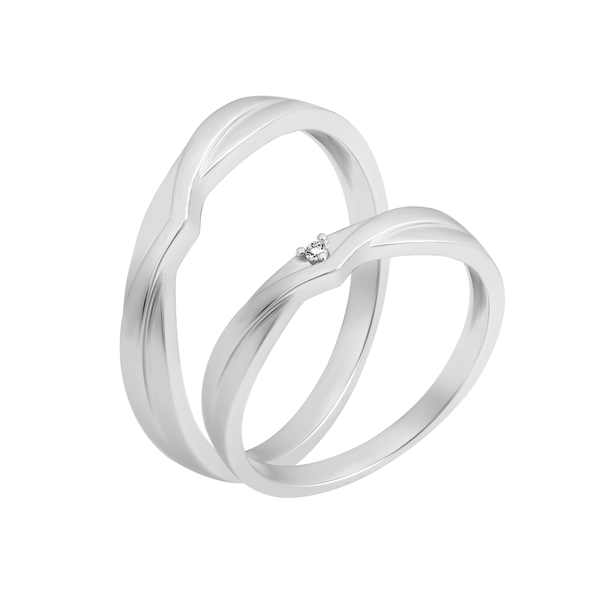 Nhẫn cưới nam vàng 14K Starly M