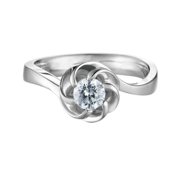 Nhẫn nữ kim cương vàng 14K Nice girl N 10p