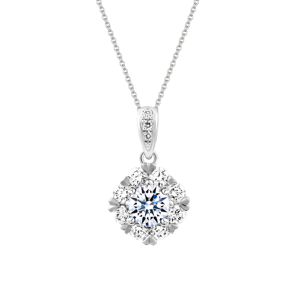 Mặt kim cương viên vàng 14K Jaminary GIA 3C