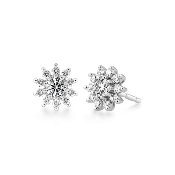 Ổ Bông kim cương tấm vàng 14K Amuse NS 3C