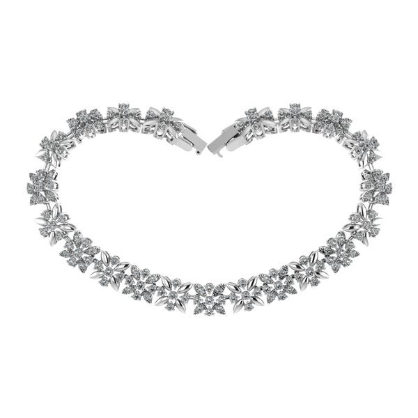 Lắc đính đá CZ vàng 14K Propitious