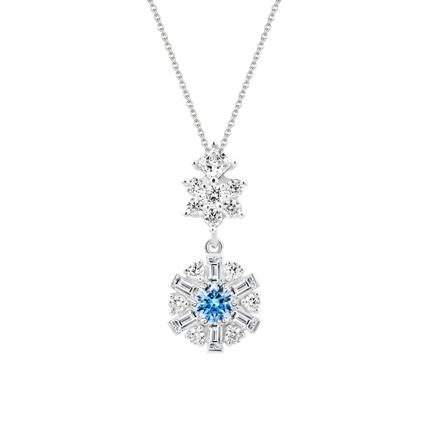 Mặt đính đá CZ vàng 14K Brighty FBL 5C