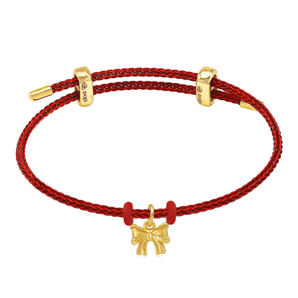 Lắc Vàng 24K Cute Bow-tie CE500561 5D