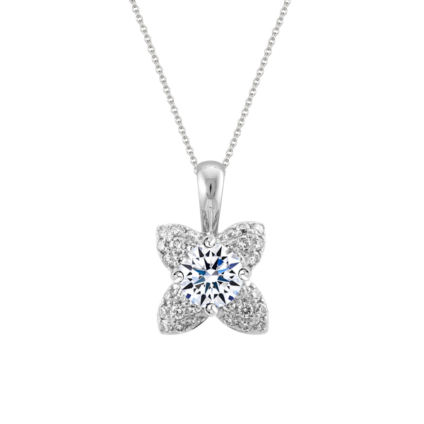 Mặt kim cương tấm vàng 14K Ratline 2C
