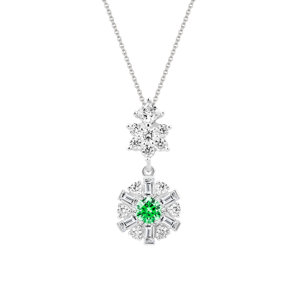 Mặt đính đá CZ vàng 14K Brighty GRE 5C