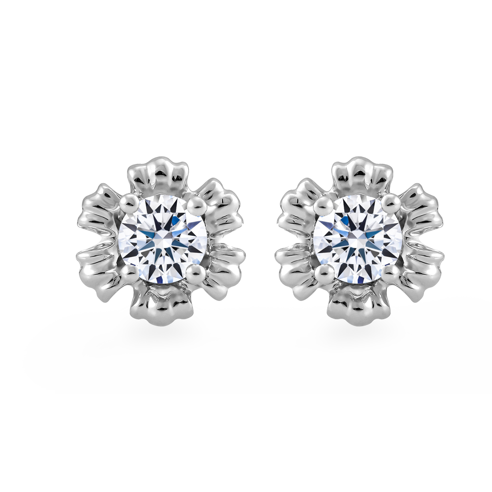 Hoa tai kim cương vàng 14K Kaloni N 5p GVER0052354