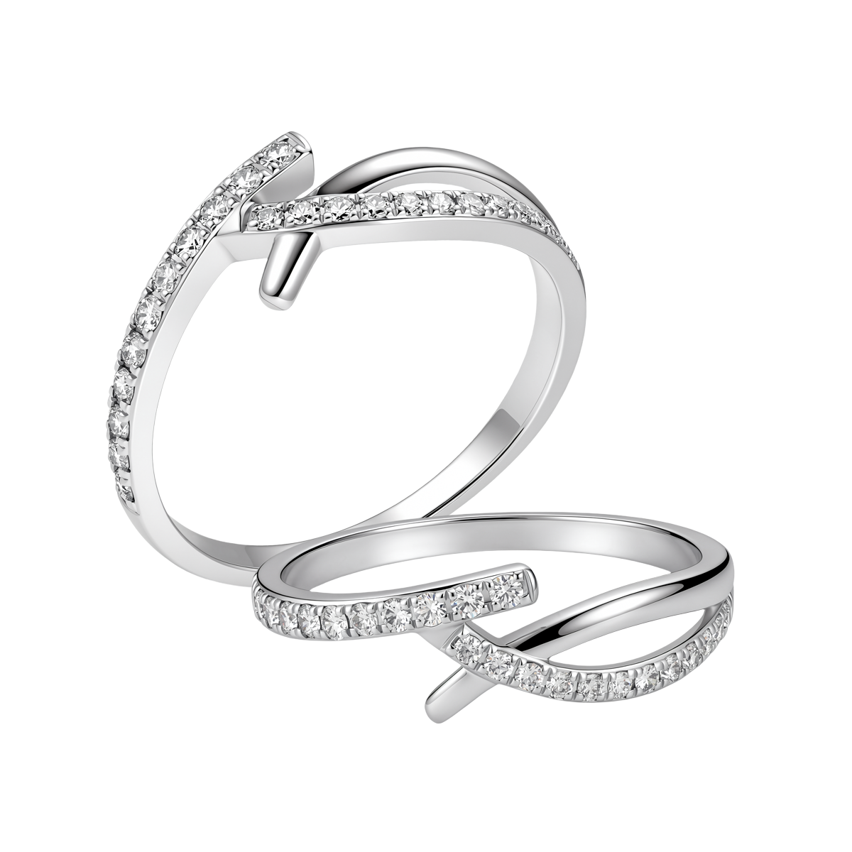 Nhẫn nữ kim cương viên vàng 14K Sophist TD