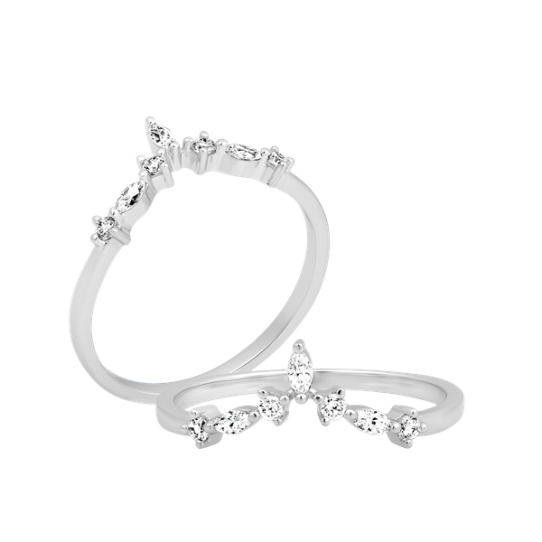 Nhẫn nữ đính đá CZ vàng 14K Splending U