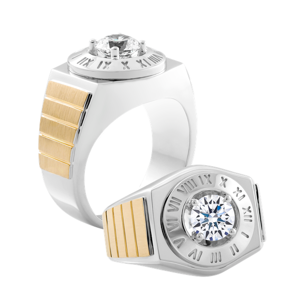 Nhẫn nam đính đá CZ vàng 14K Omegle 5C WY