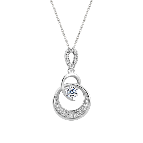 Mặt đính đá CZ vàng 14K Berosa 3C
