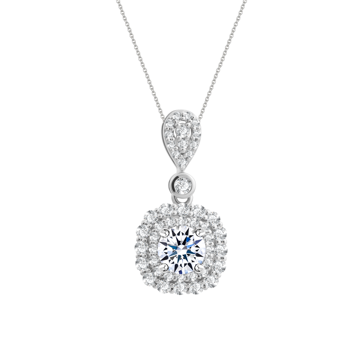 Mặt kim cương tấm vàng 14K Regaly 5C