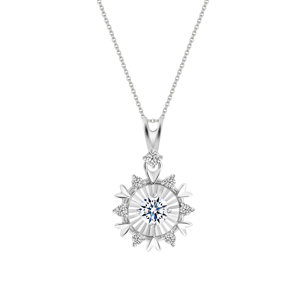 Mặt kim cương tấm vàng 14K Jaminy 2C