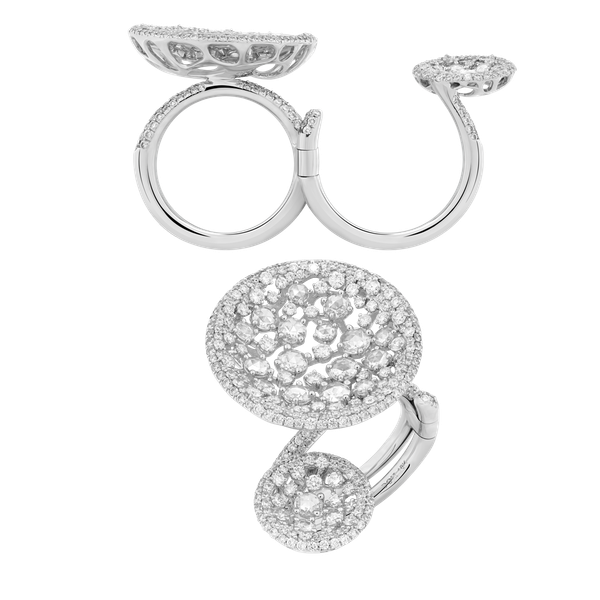 Nhẫn nữ kim cương viên vàng 18K Jena A829 TD