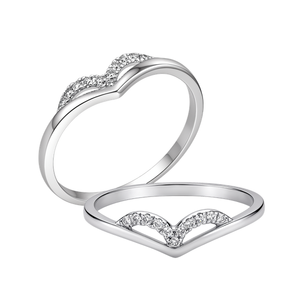Nhẫn nữ kim cương viên vàng 14K Heron