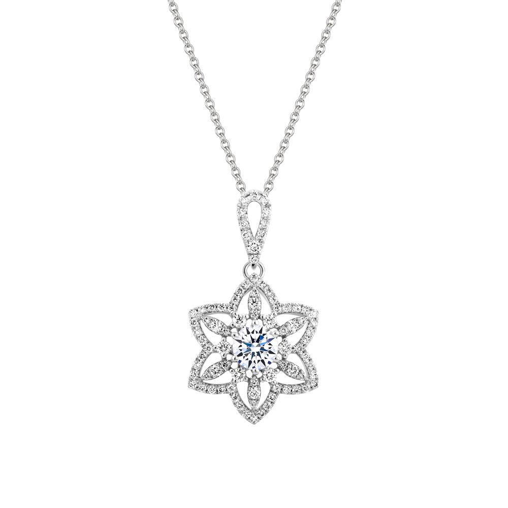 Ổ mặt kim cương tấm vàng 14K Calanthia 5C