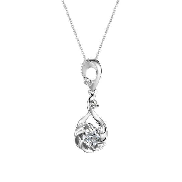 Mặt kim cương vàng 14K Nice Girl N 10p GVPD0039192