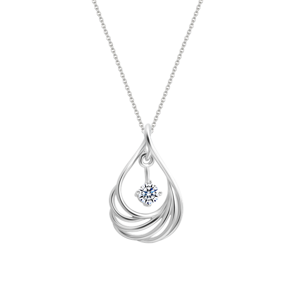 Mặt đính đá CZ vàng 18K Baggery