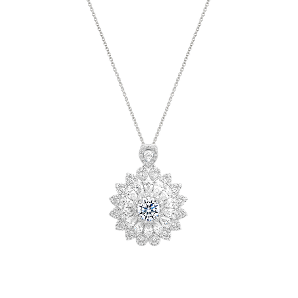 Mặt đính đá CZ vàng 18K Solena