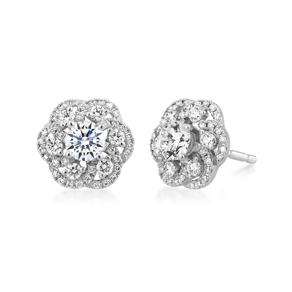 Hoa tai kim cương tấm vàng 14K Naiya 3C GVER0085543