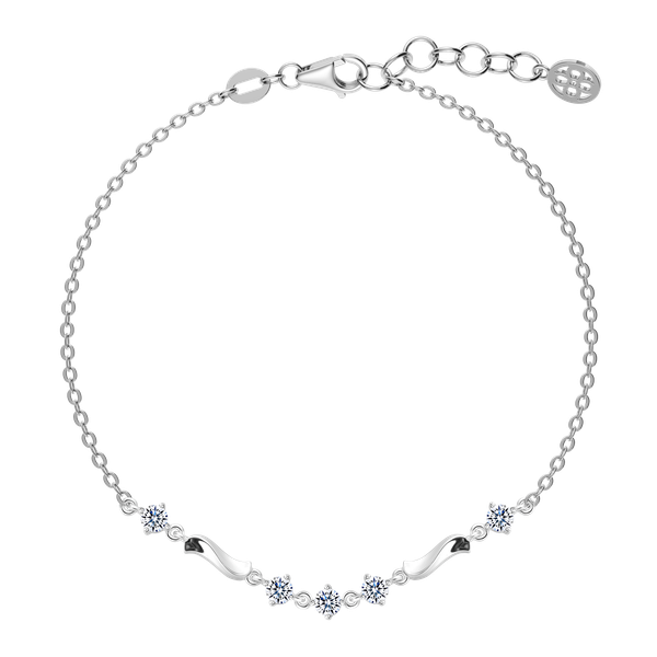 Dây tay kim cương vàng 14K Belimo 10p