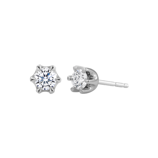 Ổ Bông đính đá CZ vàng 14K Monako 3C